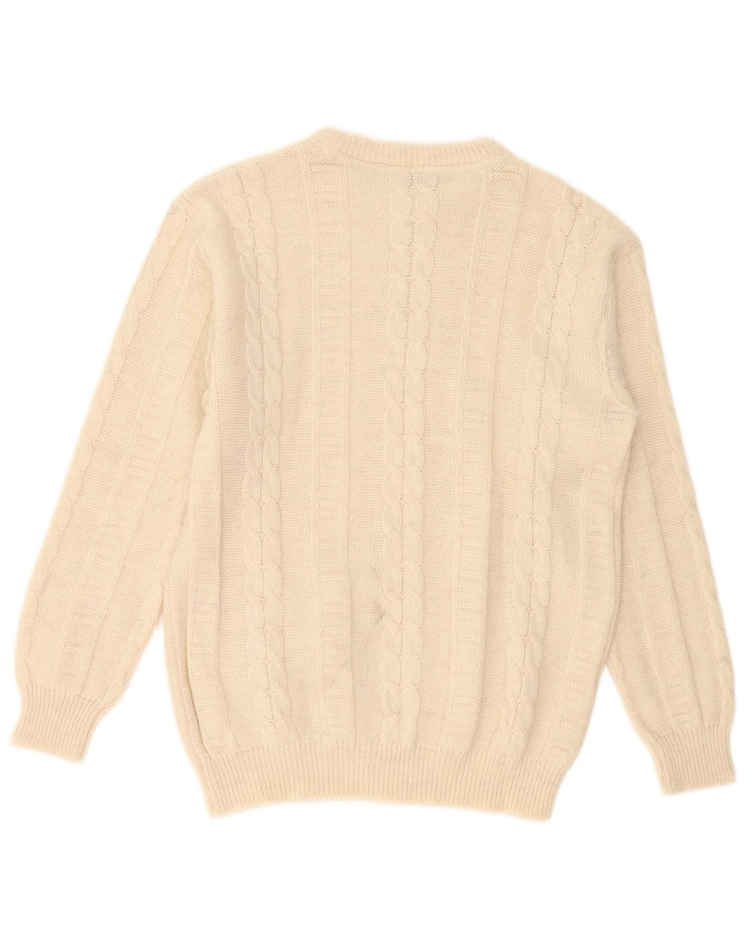 Pierre Cardin Mens Boat Neck Jumper Sweater Large Beige