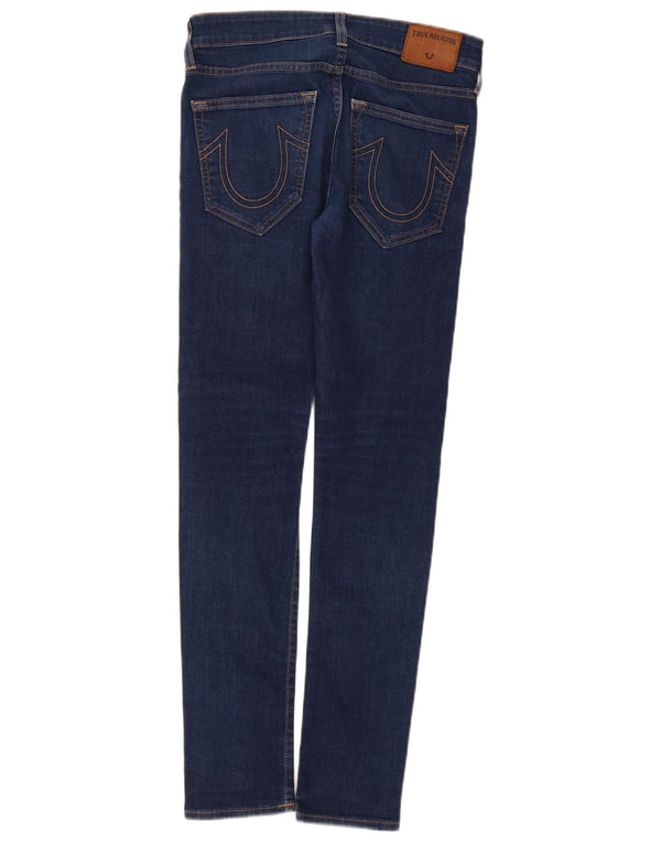 True Religion Womens Skinny Jeans W30 L32 Blue Cotton