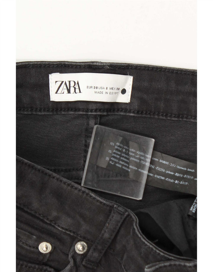 Zara Womens Flared Jeans EU 38 Small W28 L31 Grey Cotton