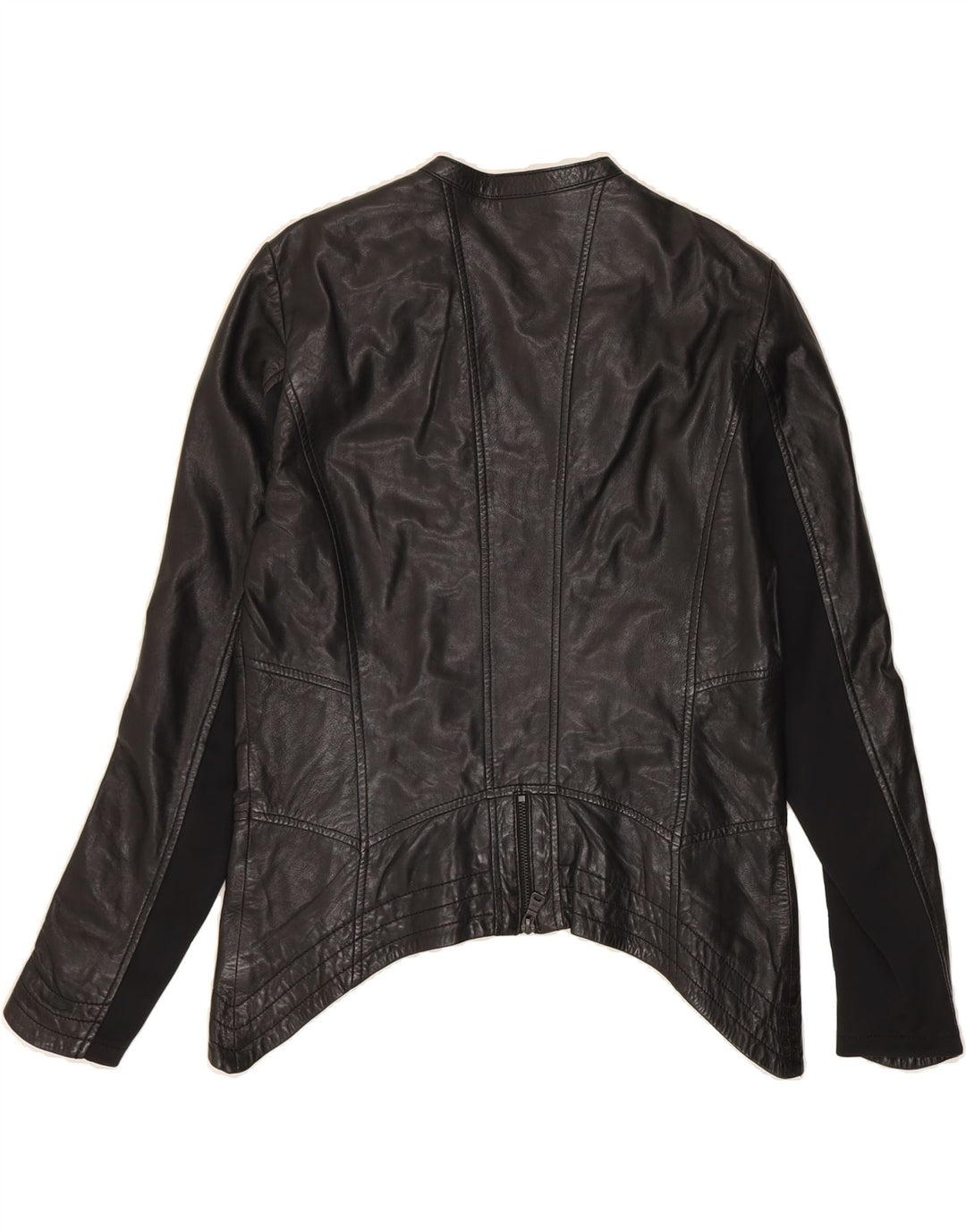 GIPSY Womens Leather Jacket UK 14 Large Black Leather Vintage Gipsy and Second-Hand Gipsy from Messina Hembry 