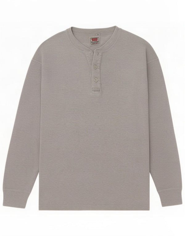 Levi's Mens Top Long Sleeve Medium Grey Cotton