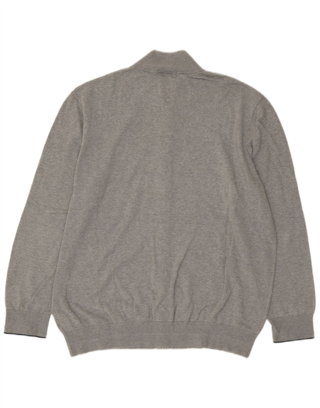 Timberland Mens Cardigan Sweater 2XL Grey Cotton
