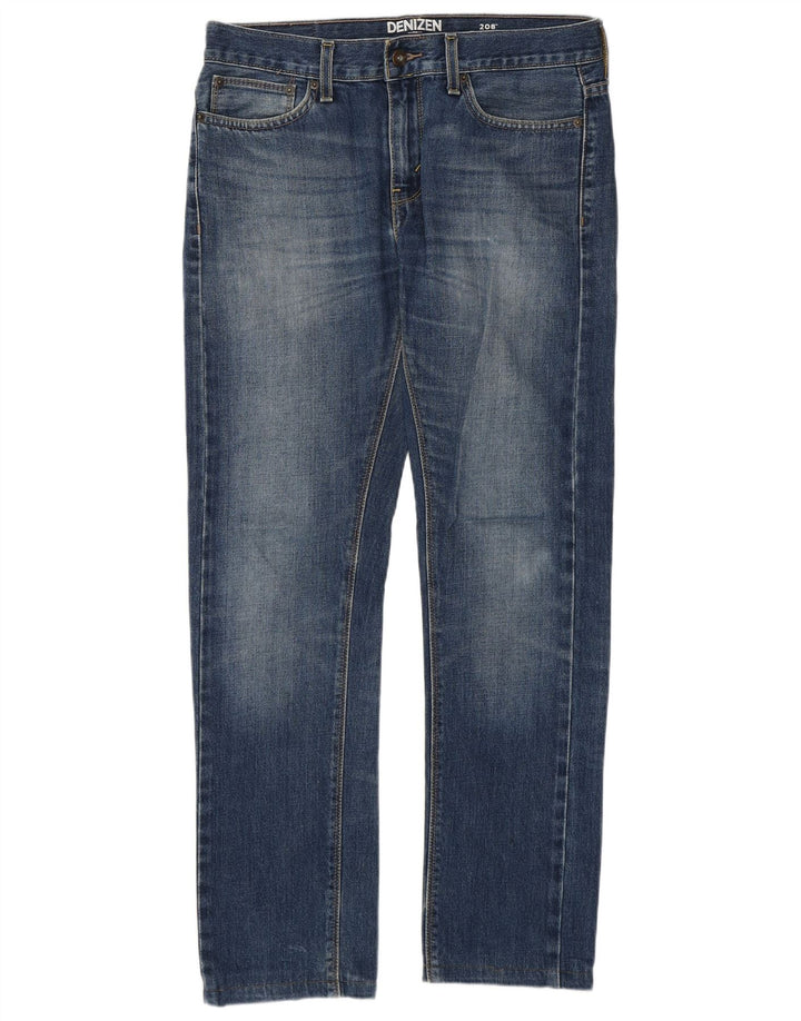 Levi's Mens Straight Jeans W32 L30 Blue Cotton