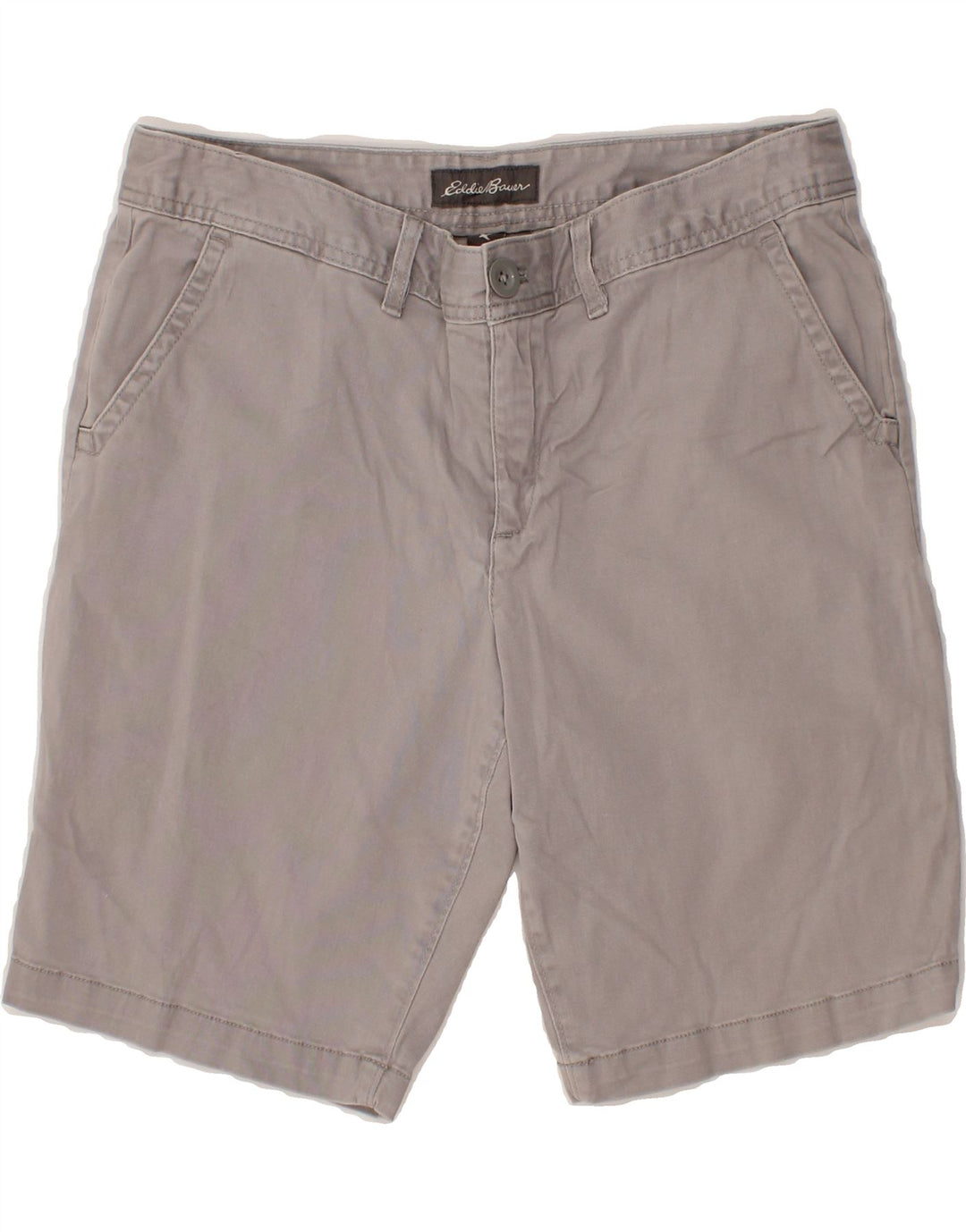 EDDIE BAUER Womens Slightly Curvy Chino Shorts US 12 Large W34  Beige Vintage Eddie Bauer and Second-Hand Eddie Bauer from Messina Hembry 
