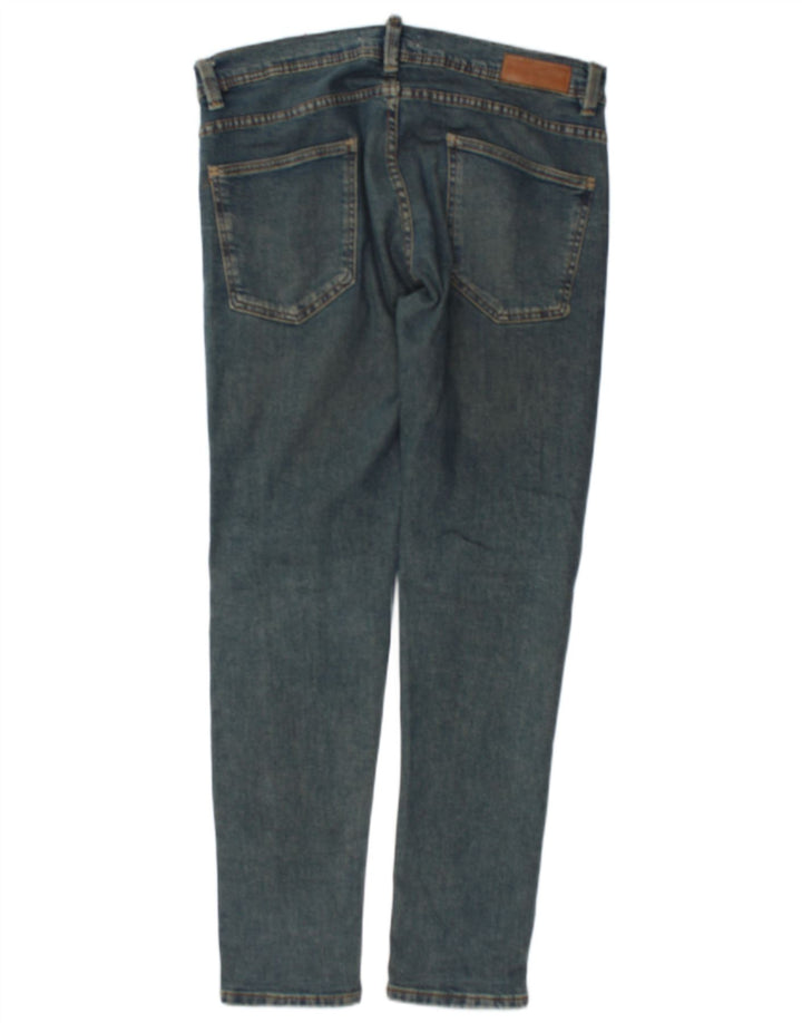 Zara Mens Slim Jeans EU 44 Large W34 L31 Blue Cotton