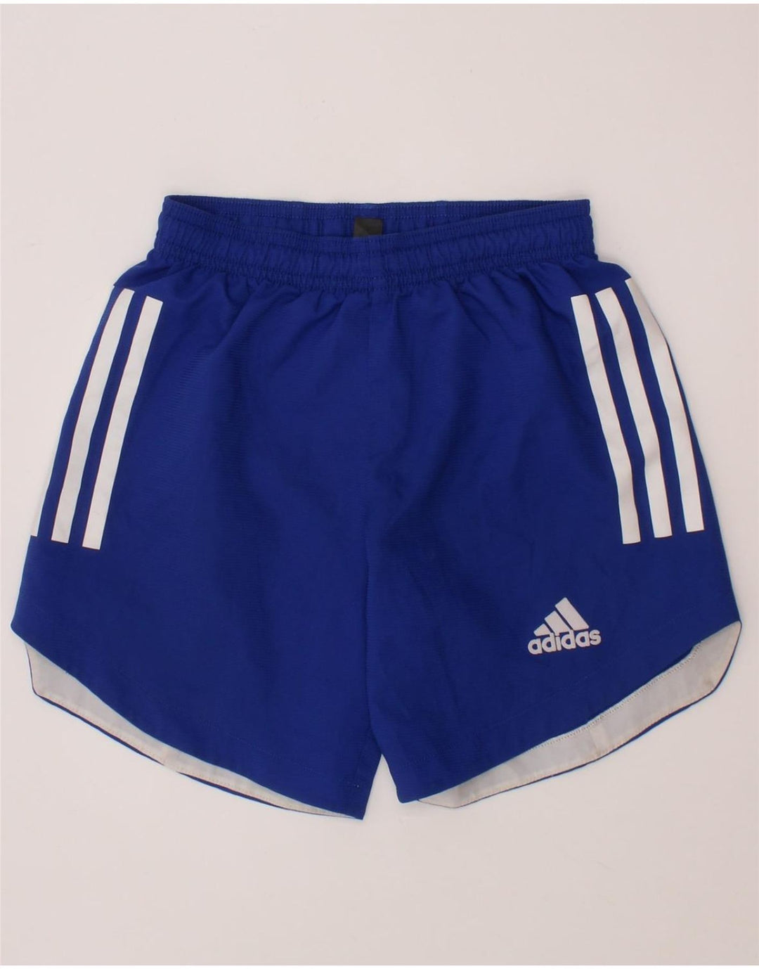 ADIDAS Boys Aeroready Sport Shorts 7-8 Years  Blue Polyester