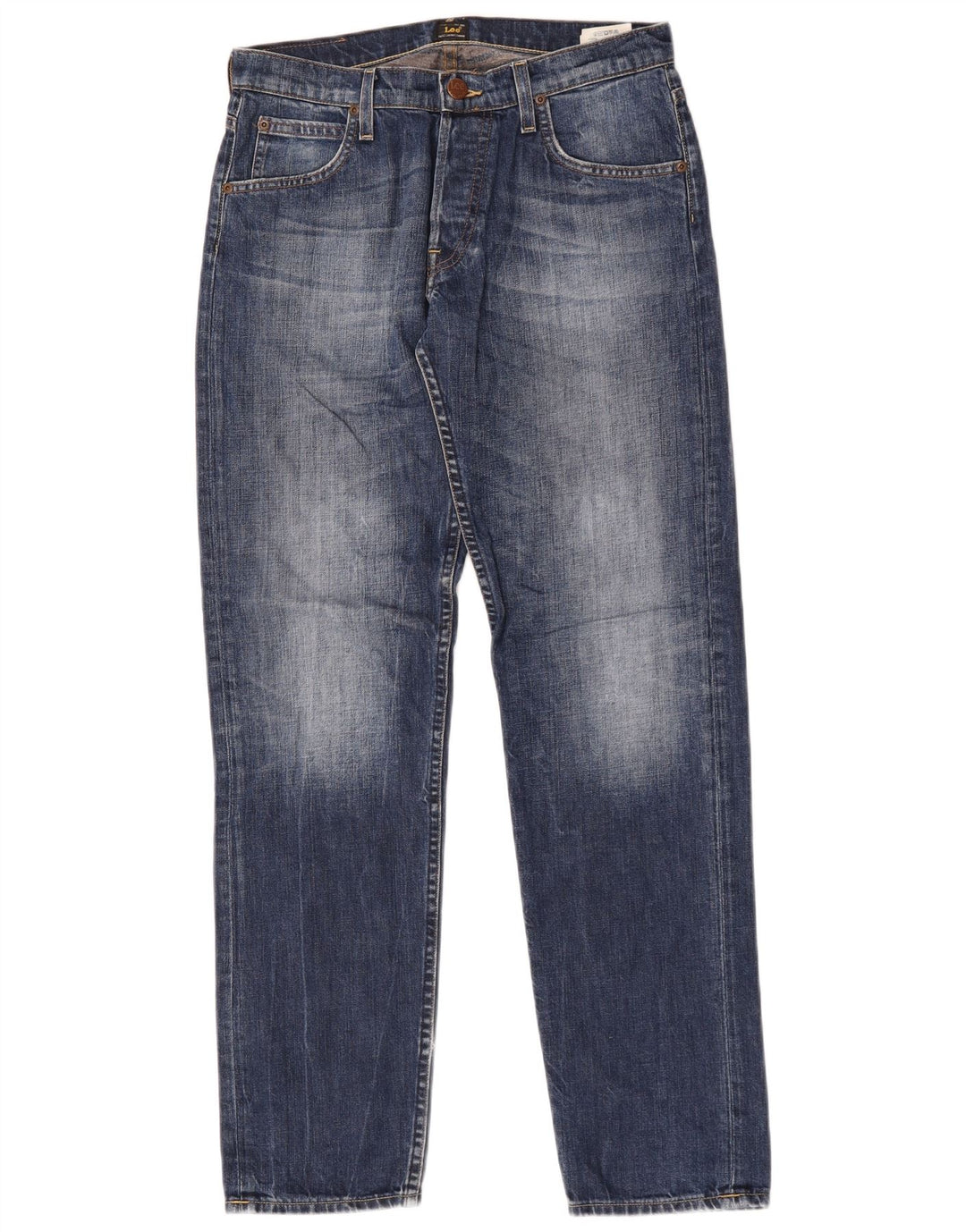 Lee Mens Chase Tapered Jeans W29 L31 Blue Cotton