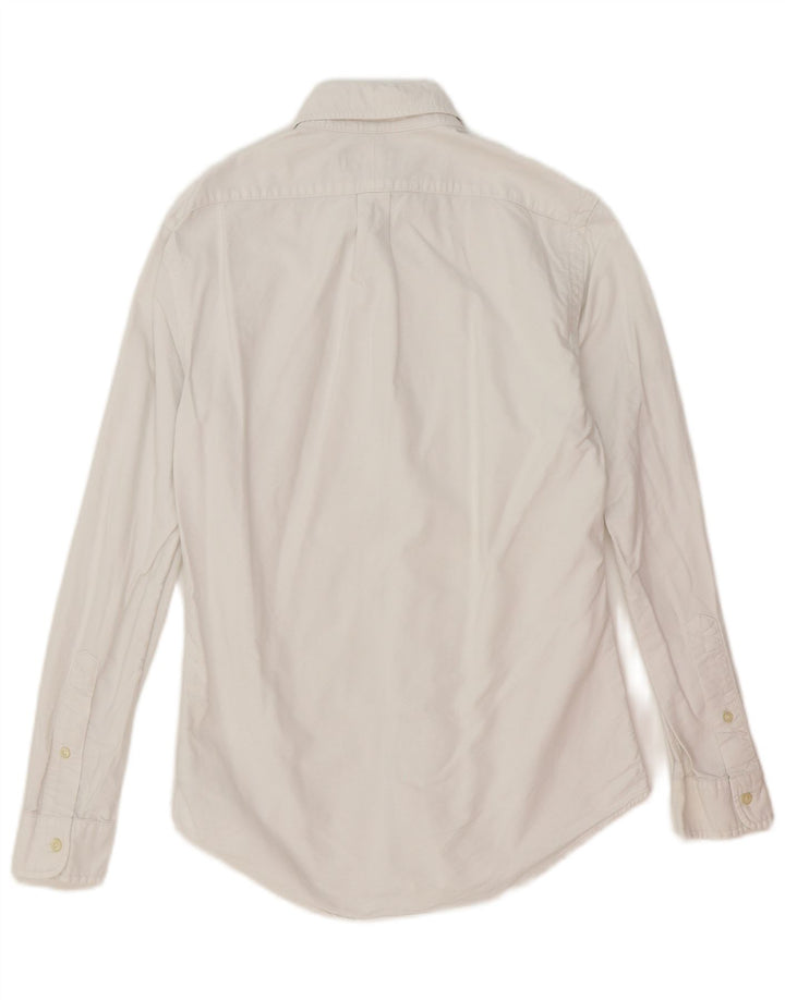 Ralph Lauren Mens Slim Fit Shirt Small White Cotton