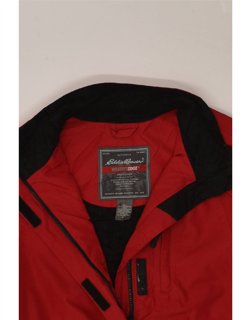 EDDIE BAUER Womens Windbreaker Jacket UK 10 Small Red Polyester | Vintage Eddie Bauer | Thrift | Second-Hand Eddie Bauer | Used Clothing | Messina Hembry 