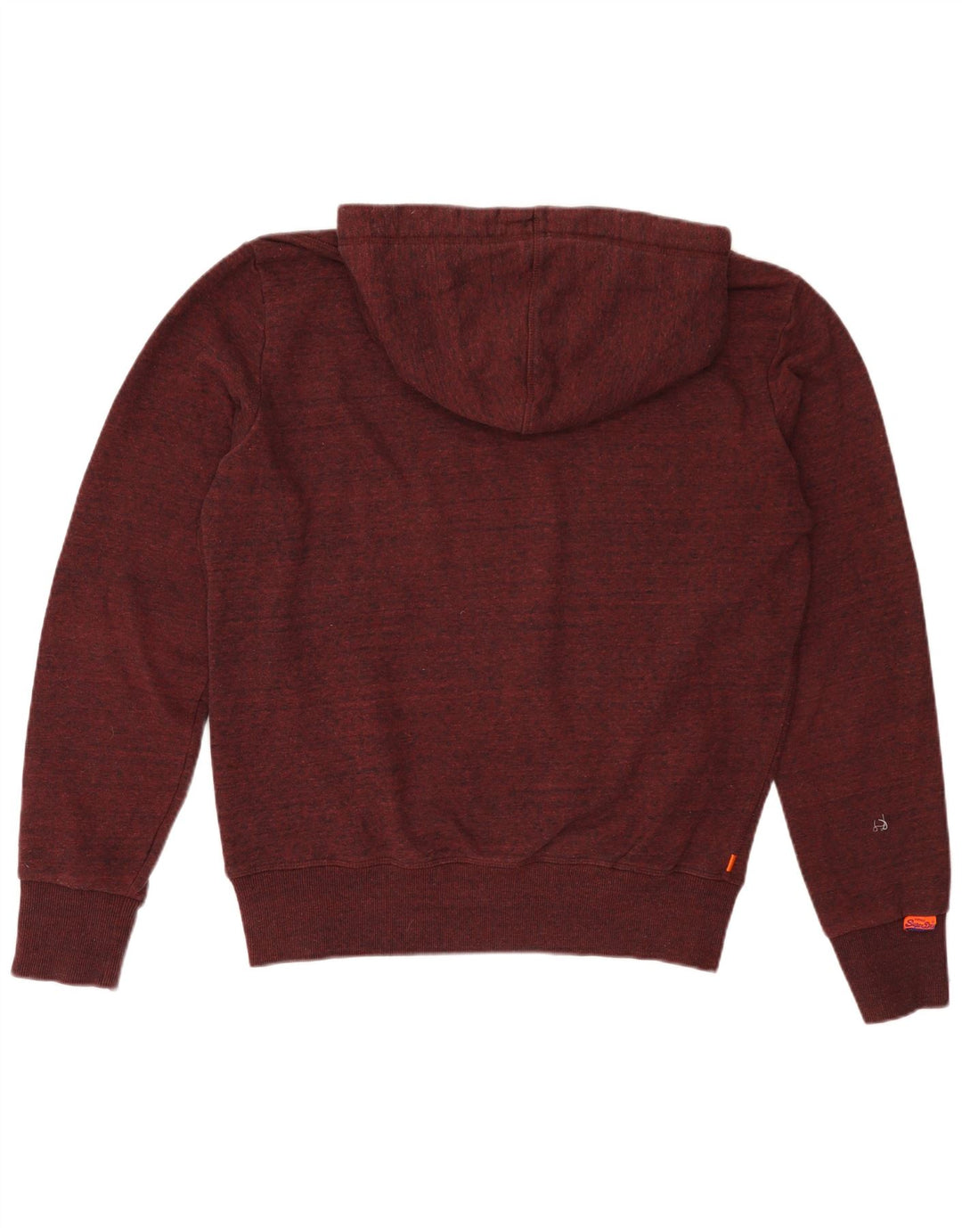 Superdry Mens Graphic Hoodie Jumper XL Burgundy Polyester