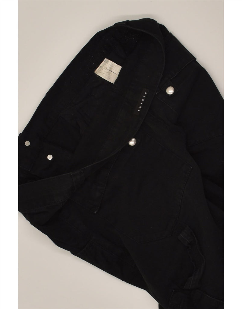 SISLEY Womens Cargo Straight Jeans IT 44 Medium W30 L33 Black Cotton | Vintage Sisley | Thrift | Second-Hand Sisley | Used Clothing | Messina Hembry 