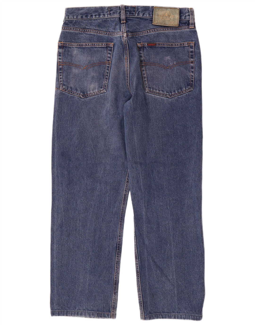 Invicta Mens Straight Jeans W33 L27 Blue Cotton