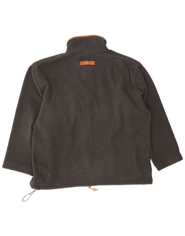 Orvis Mens Tracksuit Top Jacket Large Grey Polyester