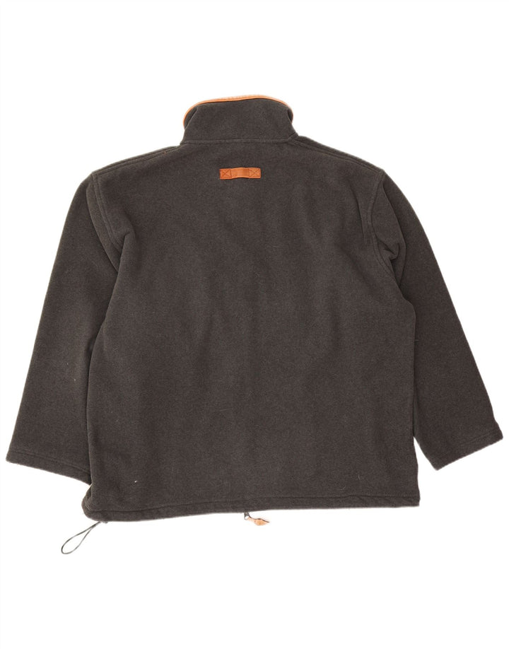Orvis Mens Tracksuit Top Jacket Large Grey Polyester