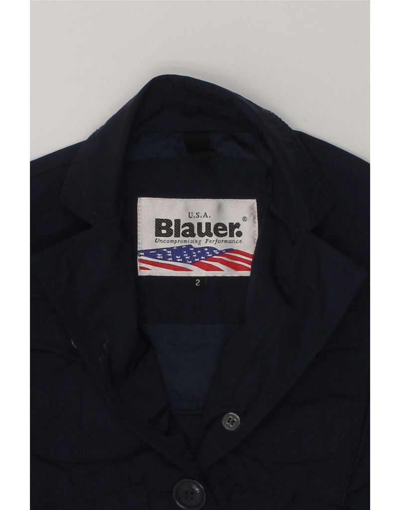 BLAUER Baby Boys Utility Jacket 18-24 Months Navy Blue Polyester | Vintage Blauer | Thrift | Second-Hand Blauer | Used Clothing | Messina Hembry 