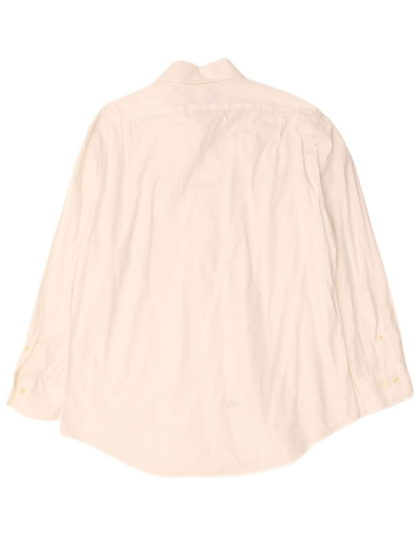 Polo Ralph Lauren Mens Custom Fit Shirt Size 16 1/2 Large White Cotton
