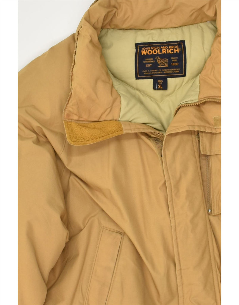 WOOLRICH Mens Windbreaker Jacket UK 42 XL Beige | Vintage Woolrich | Thrift | Second-Hand Woolrich | Used Clothing | Messina Hembry 