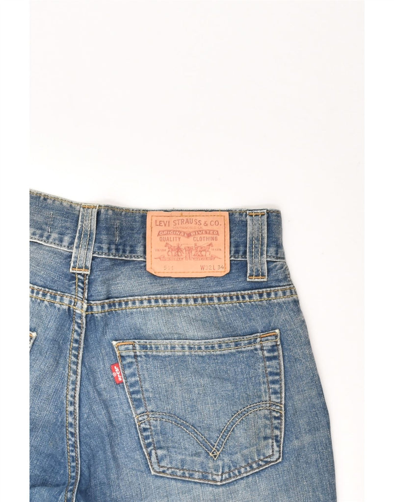 LEVI'S Mens 511 Slim Jeans W32 L34  Blue Cotton | Vintage Levi's | Thrift | Second-Hand Levi's | Used Clothing | Messina Hembry 