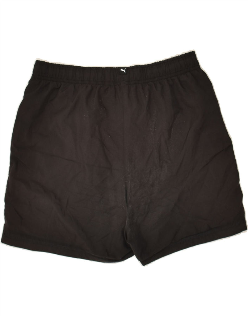 PUMA Boys Sport Shorts 11-12 Years Black | Vintage Puma | Thrift | Second-Hand Puma | Used Clothing | Messina Hembry 