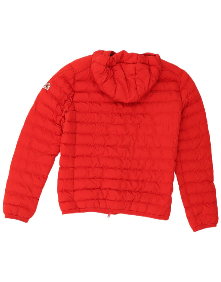 Invicta Mens Hooded Padded Jacket UK 38 Medium Red Polyester