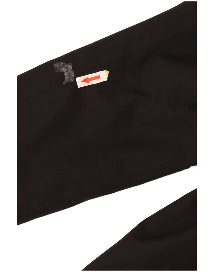 Bergson Womens Hooded Windbreaker Coat UK 10 Small Black Polyester