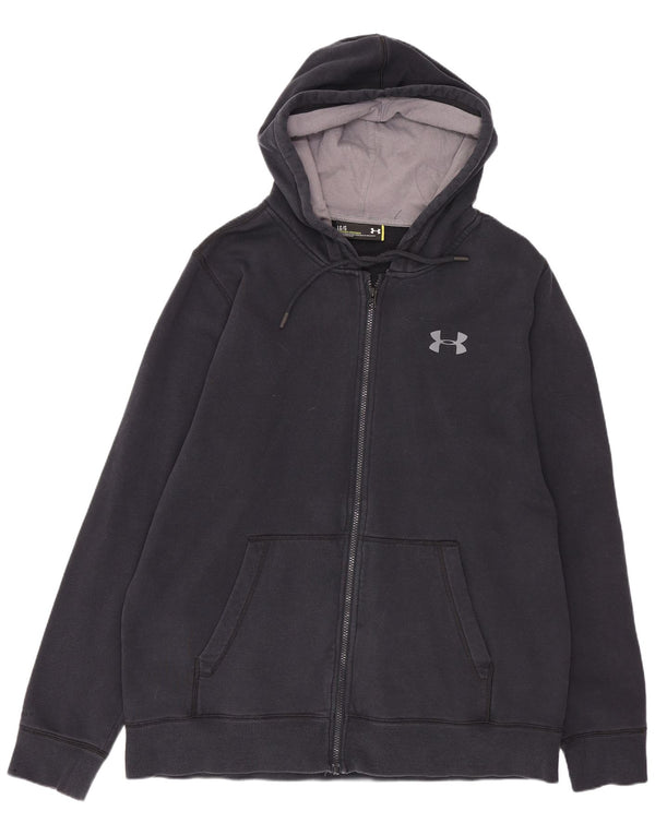 Under Armour Mens Zip Hoodie Sweater Large Navy Blue
