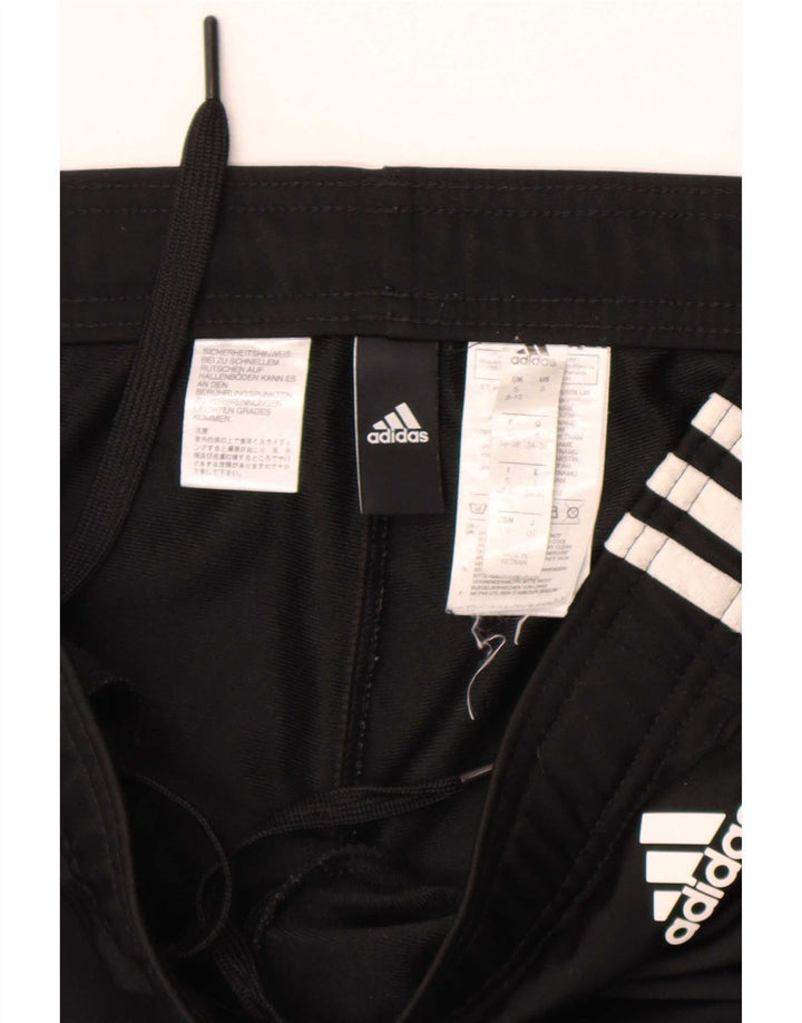 Adidas Womens Tracksuit Trousers UK 8/10 Small Black Polyester