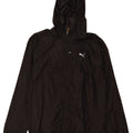 Puma Womens Hooded Rain Jacket UK 16 Large Black Polyester