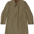 Vintage Mens Overcoat UK 36 Small Green Terital Classic