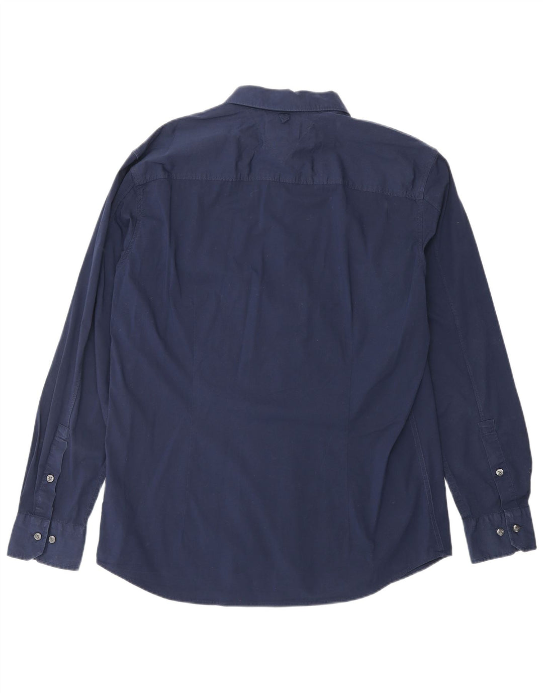 TOMMY HILFIGER Mens Slim Fit Shirt XL Navy Blue Cotton