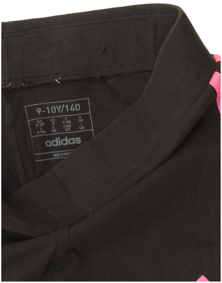 Adidas Girls Leggings 9-10 Years  Black