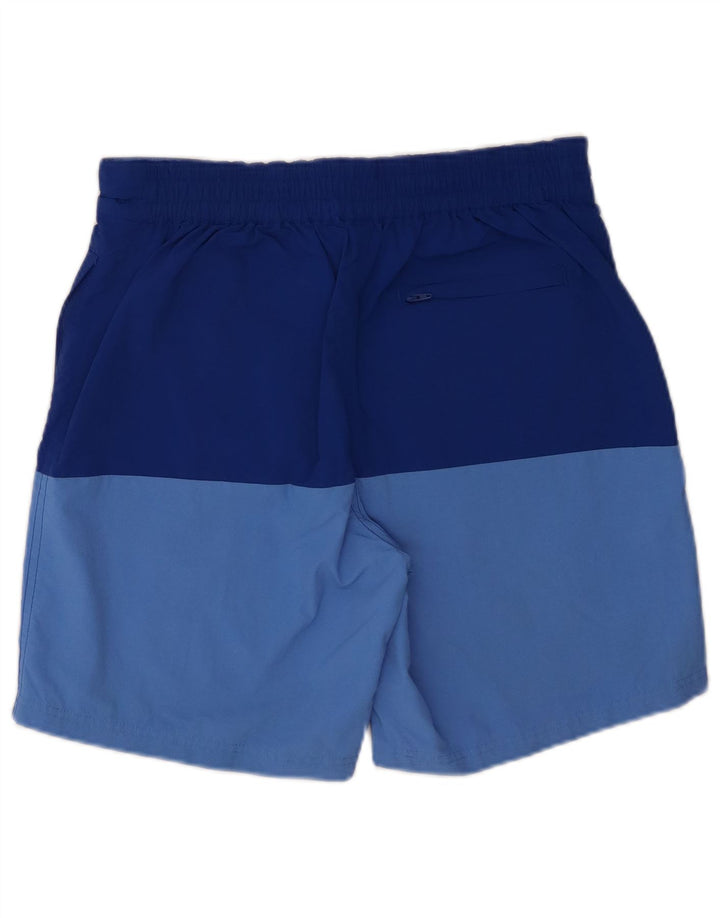 Crew Clothing Mens Swimming Shorts Small Blue Colourblock Nylon