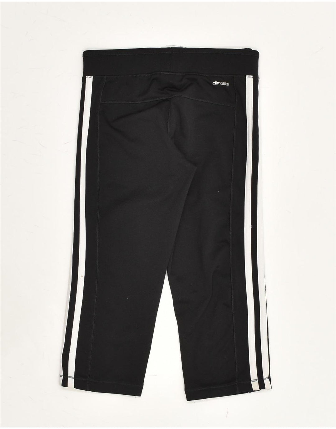 ADIDAS Girls Tracksuit Trousers 9-10 Years Black Polyester | Vintage Adidas | Thrift | Second-Hand Adidas | Used Clothing | Messina Hembry 