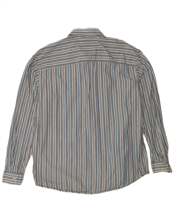 Dockers Mens Shirt Size 50/52 2XL White Striped