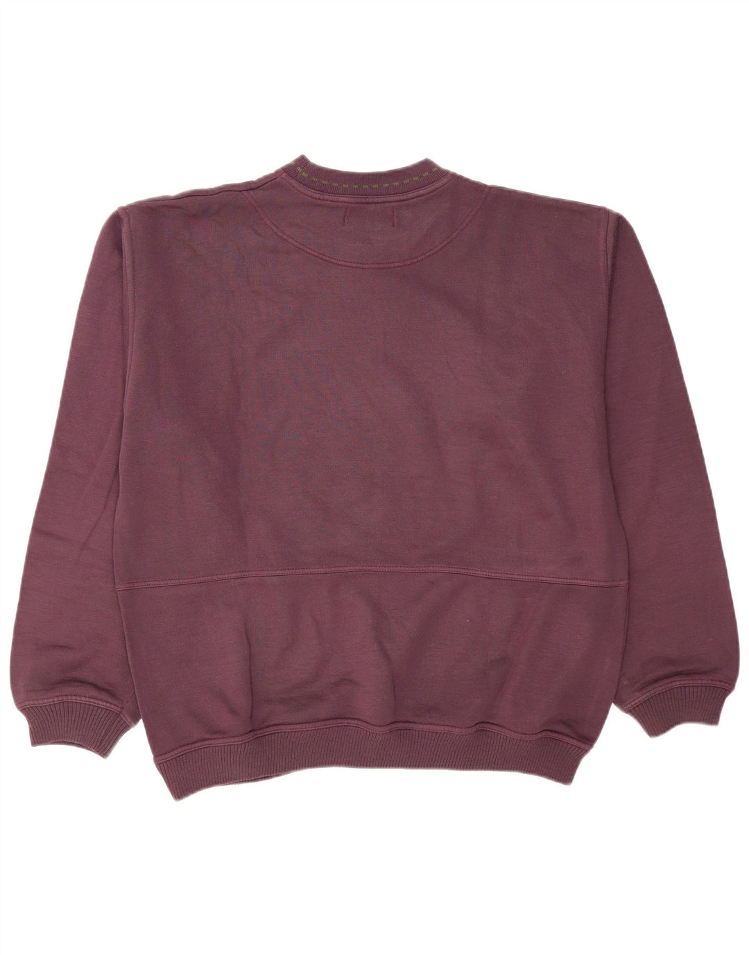 Vintage Mens Graphic Sweatshirt Jumper XL Maroon Cotton