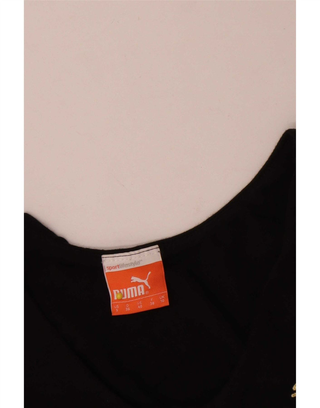 Puma Womens Vest Top UK 10 Small  Black