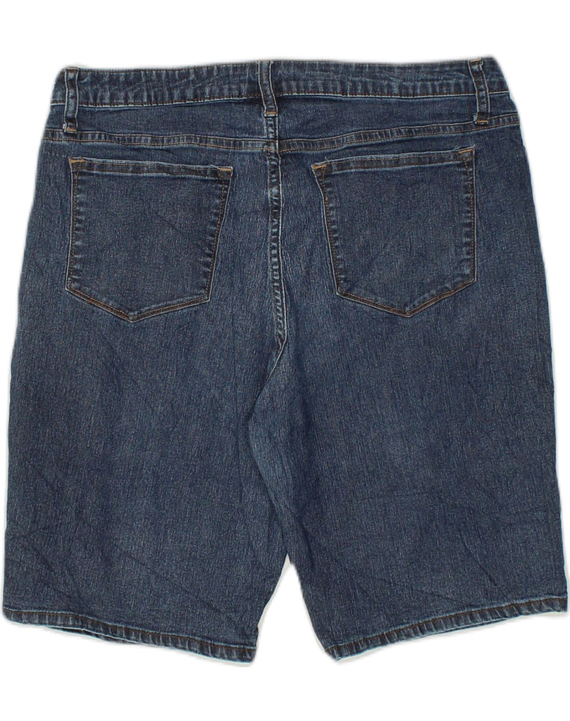 LEE Womens Denim Bermuda Shorts W33 Large Blue Cotton | Vintage Lee | Thrift | Second-Hand Lee | Used Clothing | Messina Hembry 