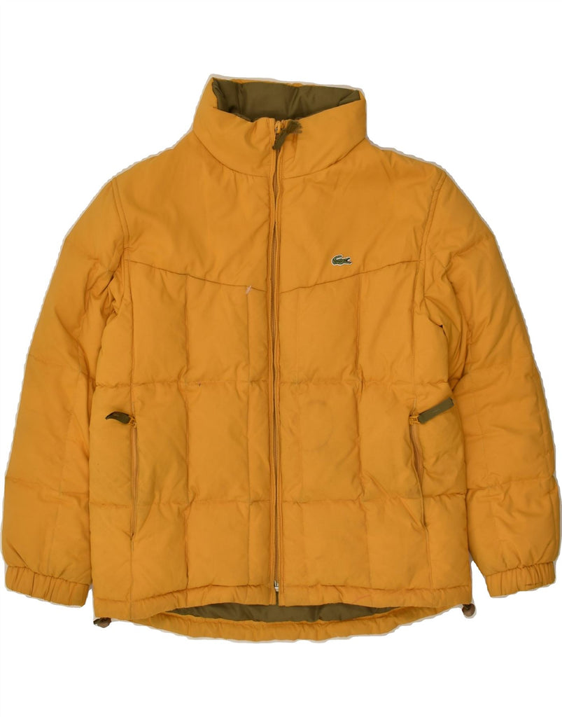 LACOSTE Boys Padded Jacket 9-10 Years Yellow | Vintage Lacoste | Thrift | Second-Hand Lacoste | Used Clothing | Messina Hembry 