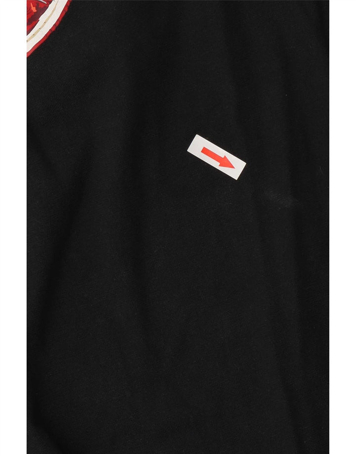 Jordan Mens Oversized Graphic T-Shirt Top Small Black Cotton