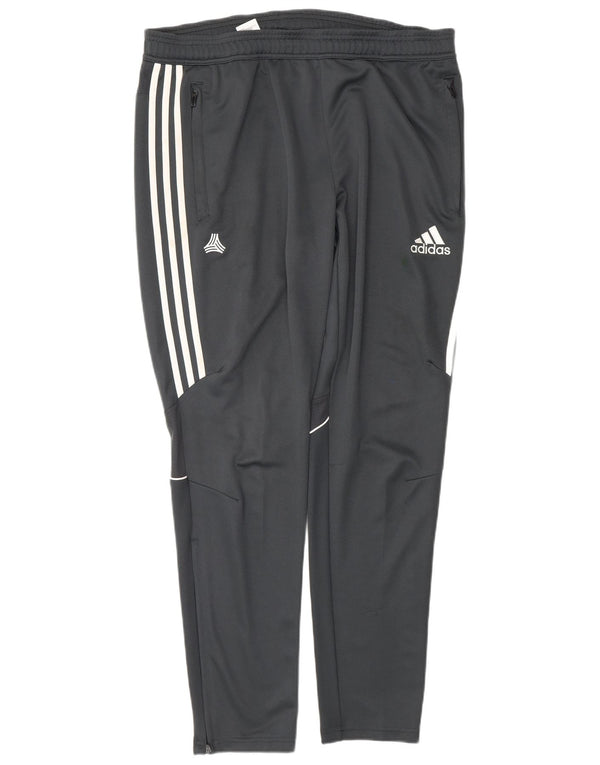 Adidas Mens Climacool Tracksuit Trousers Large Grey Polyester