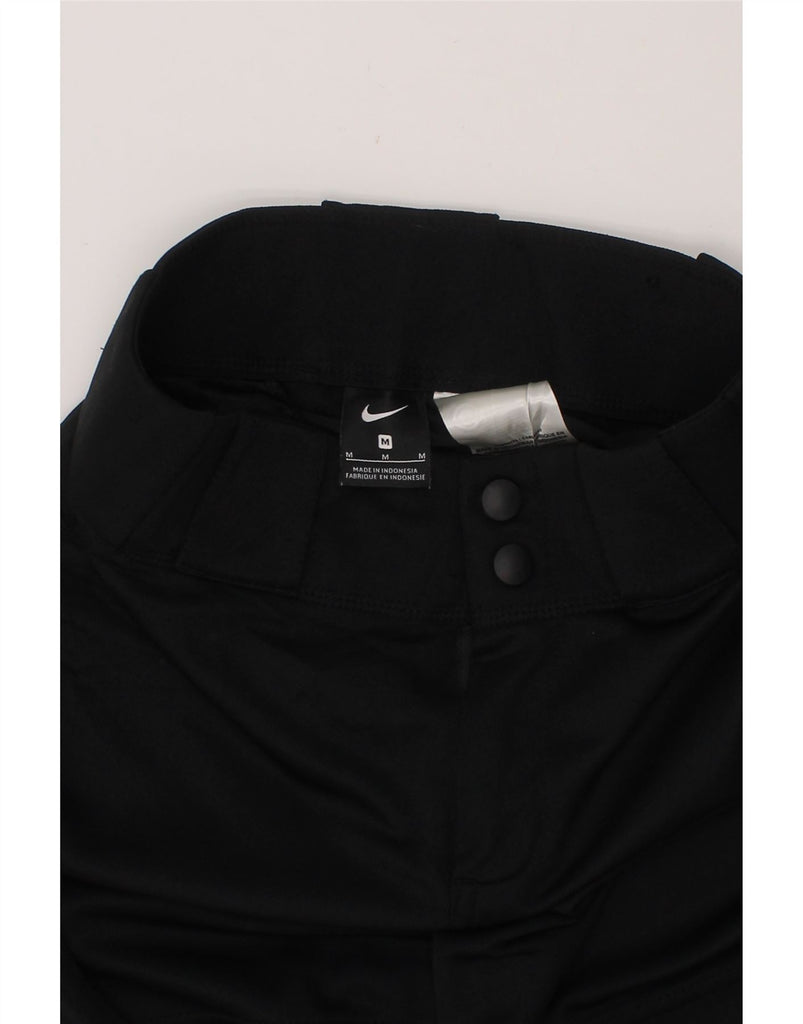 NIKE Girls Straight Trousers 9-10 Years Medium W24 L24 Black Polyester Vintage Nike and Second-Hand Nike from Messina Hembry 