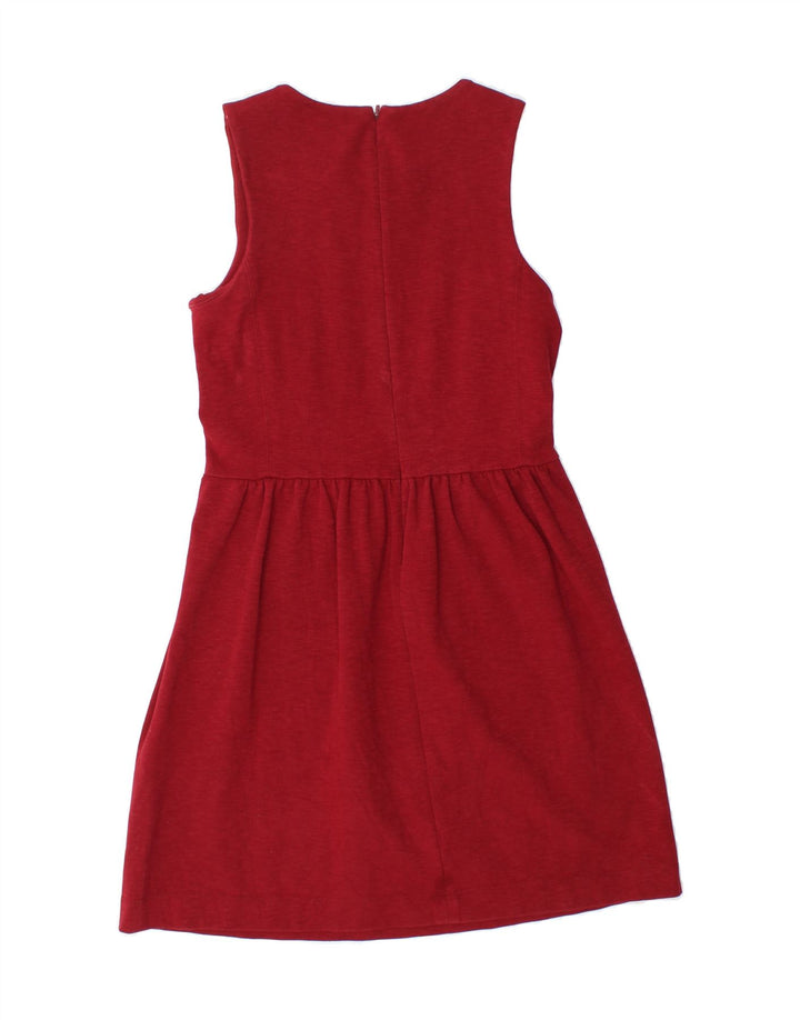 J. CREW Womens Sleeveless A-Line Dress UK 10 Small Red Vintage J. Crew and Second-Hand J. Crew from Messina Hembry 