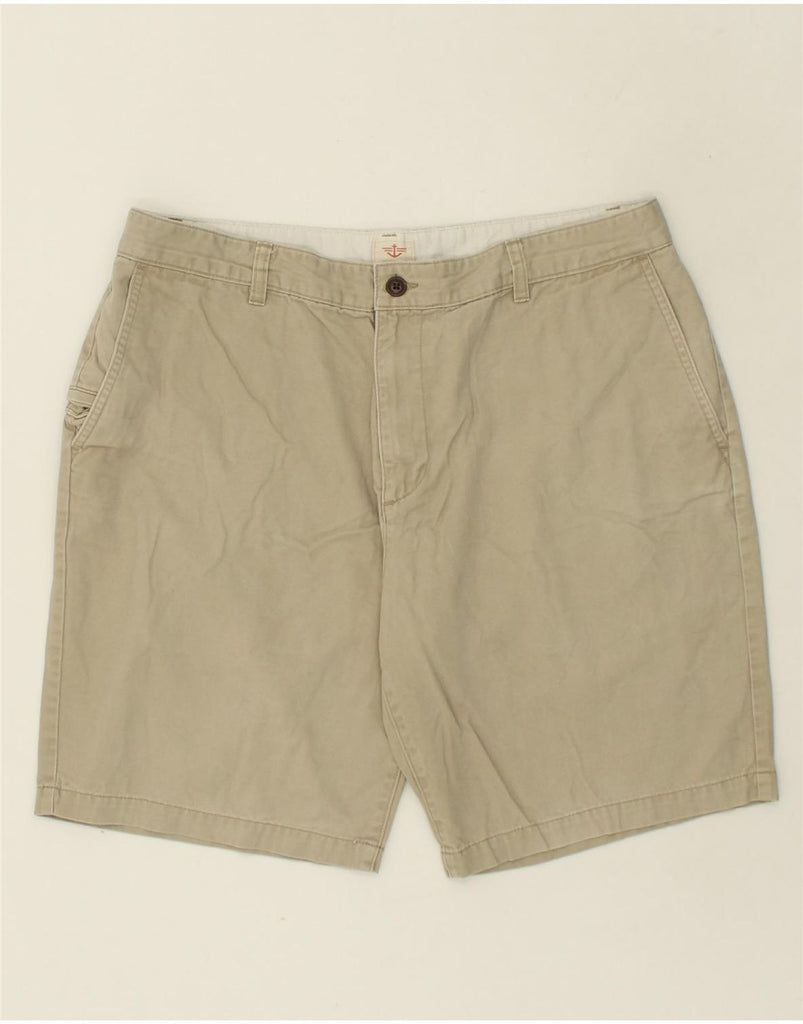 DOCKERS Mens Chino Shorts W38 XL Beige Cotton | Vintage Dockers | Thrift | Second-Hand Dockers | Used Clothing | Messina Hembry 