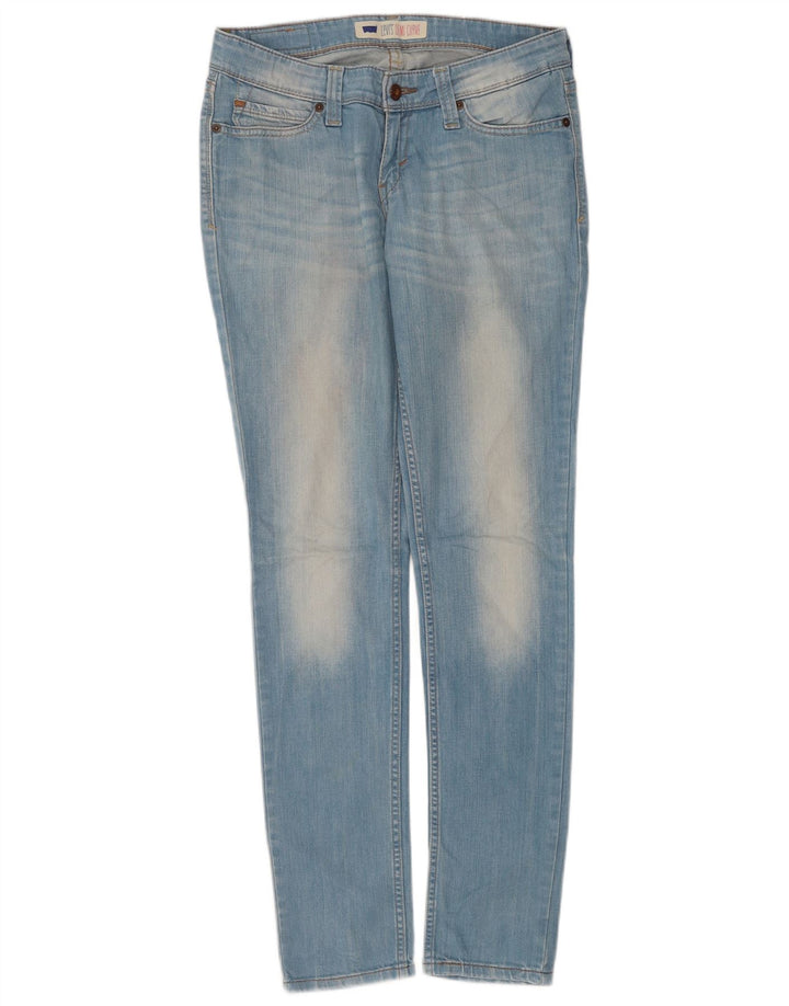 Levi's Womens Demi Curve Slim Jeans W29 L34 Blue Cotton