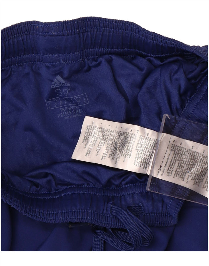 Adidas Mens Primegreen Sport Shorts Small  Navy Blue Polyester
