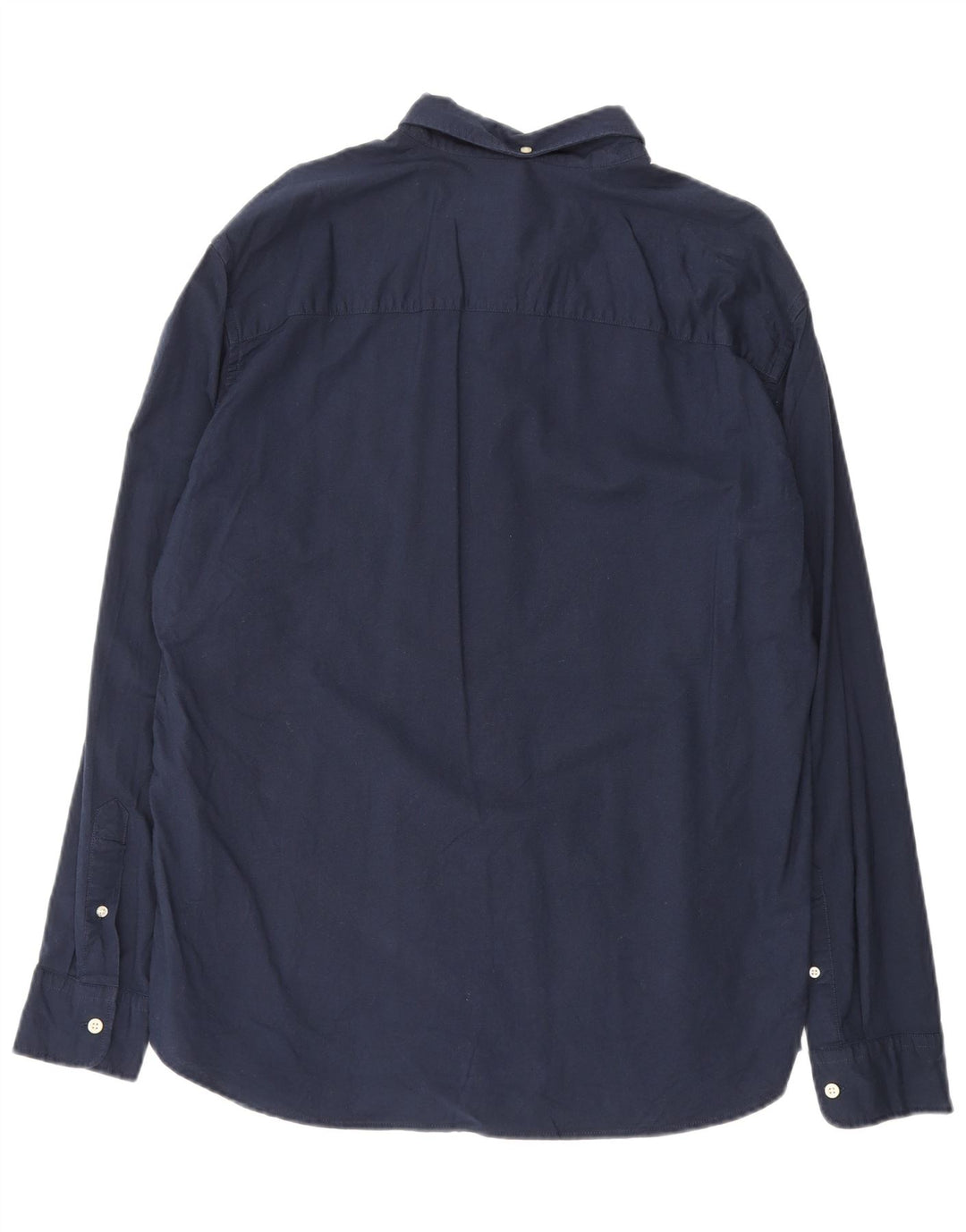 JACK & JONES Mens Shirt 2XL Navy Blue Cotton