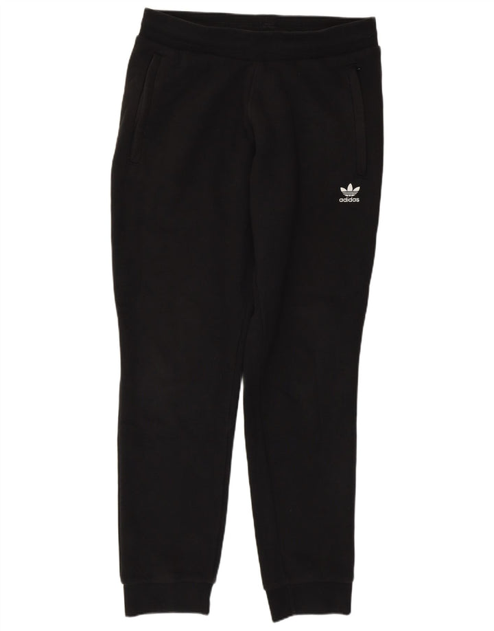 Adidas Mens Tracksuit Trousers Joggers Medium  Black Cotton