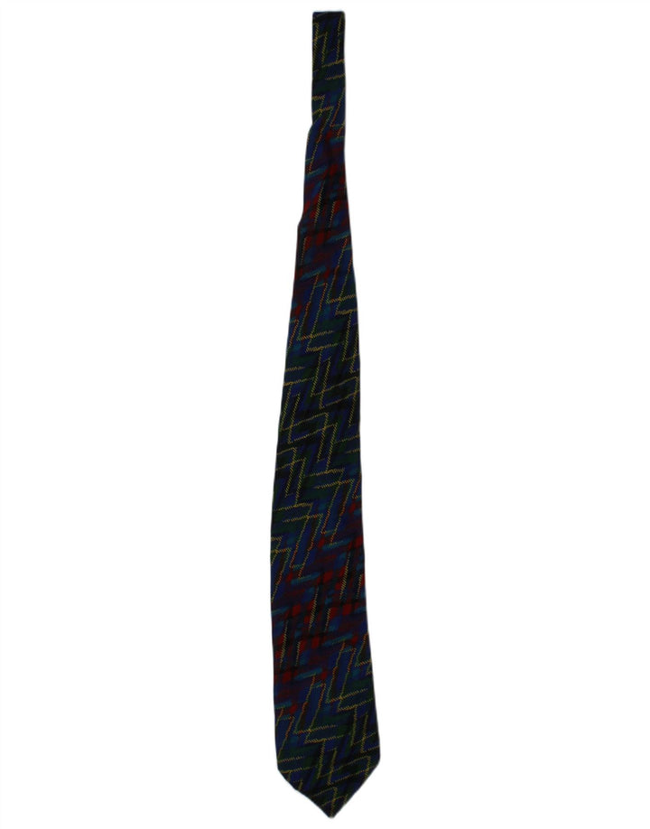 Missoni Mens Cravatte Tie One Size Navy Blue Geometric Silk