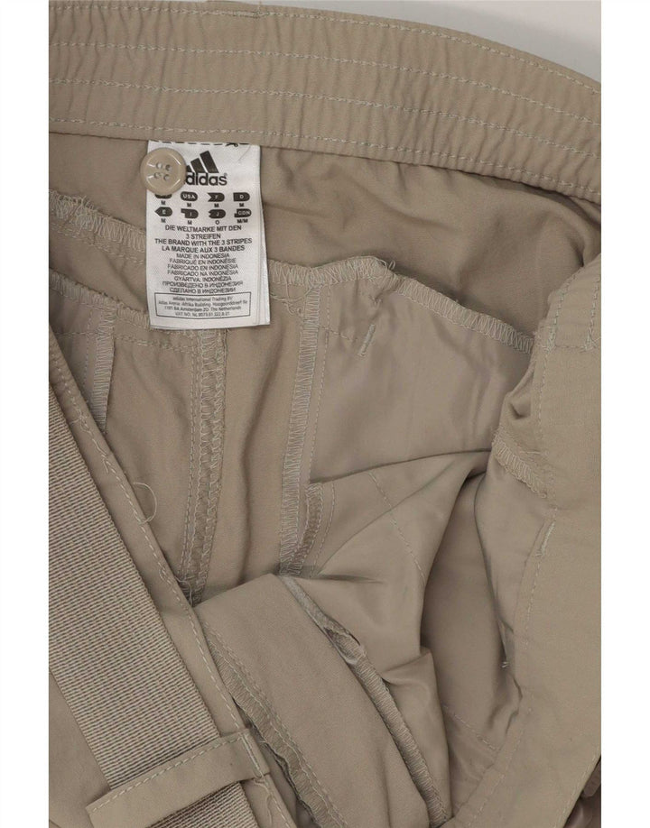 Adidas Mens Graphic Straight Chino Trousers Medium W32 L32 Grey Polyester