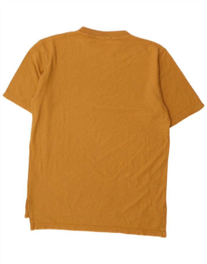 Henry Cottons Mens T-Shirt Top Medium Yellow Cotton